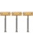 Gitar Telafi Edilmiş Köprü Pirinç Eyerler Seti 10.8mm Stil Köprü Eyer Tl Stili 6 Dizeler Elektro Gitar Parçası (3pcs) (Yurt Dışından) 1