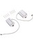 Alnico 5 Lp Gitar Boyun ve Köprü Pikapları Için 2pcs Humbucker Pickup 4-Kabuller Gitar Parçaları (Chrome Nb Seti) (Yurt Dışından) 3
