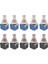 10PCS 3pdt Gitar Efektleri Stomp Switch Gitar Ayak Anahtarları 9 Pin Mandal Push Düğme Anahtarı Lehim Terminali (Yurt Dışından) 1