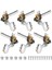 3L3R 6pcs 1:18 Gitar String Tuning Pegs Tuner Makine Başlıkları Akustik Veya Elektro Gitar Gümüşü Için Ayar Anahtarları (Yurt Dışından) 2