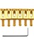 10.5mm Gitar Tremolo Köprü Çamurluk Stratocaster Strat Telecaster Için Saddles Tele Elektro Gitar Aksesuarları, Altın (Yurt Dışından) 1