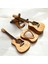 Stand ile Ahşap Gitar Seçme Çantası, 3 Benzersiz Gitar Seçme Kılıfı, Gitar Şekli Gitar Seçim Kılıfı (Yurt Dışından) 4