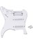 Sq Sq Electıce Gitar Yüklü Önceden Kablolanmış Elektro Gitar Pickguard Pikap Montajı Beyaz Düzenli (Yurt Dışından) 1