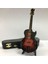 Mini Elektro Gitar Modeli Minyatür Dekorasyon Müzik Enstrümanları Vaka ve Stand, 12CM (Yurt Dışından) 3