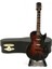 Mini Elektro Gitar Modeli Minyatür Dekorasyon Müzik Enstrümanları Vaka ve Stand, 12CM (Yurt Dışından) 4