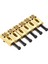 6 Adet Metal Gitar Köprüsü Eyer Topu Rulo Ipi Tremolo Köprü Smartes Elektro Gitar Yedek Parçaları, Altın (Yurt Dışından) 3