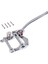 Gitar Vibrato Tailpiece Tremolo Düz Üst Gövde Tremolo Ünitesi Tele, Sg, Lp, Vb Için Elektro Gitarlar (Gümüş) (Yurt Dışından) 3
