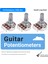 Gitar Küçük Boyutlu Tencereler B250K Gitar Bas Parçaları Için Potansiyometreler (10 Paket) (Yurt Dışından) 4
