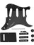 3 Kat Siyah 11 Delikli Sss Gitar Pickguard Strat Arka Plaka Pikap Kılıfları Knobs Guitarra Ipuçları Gitar Parçaları ve Aksesuarlar-52 x 52 x 52MM (Yurt Dışından) 5