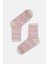 Fluffy Stripe Soket Çorap 4