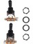 Metrik 3 Yolu Kısa Düz Gitar Geçiş Anahtarı Pikap Seçici Gibson Epiphone Les Paul Elect Gitar, Silver &amp; Black (2 Paket) (Yurt Dışından) 3