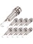10PCS Gitar Pikap Endpin Çıkışı Jak Nikel Kayış Kilit Krom (Yurt Dışından) 2