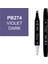 Touch Twin Marker Çizim Kalemi PB274 Violet Dark 1