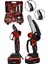 Jetvolt 2'li Set 18V 1.5AH Çift Akülü Çelik Şanzıman Şarjlı Dal Budama & Testeresi - Kırmızı 1