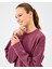 W Lounge Loose Crew Neck Sweatshirt Kadın Bordo Sweatshirt S2510052-3877 4