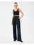 W Lounge Loose Wide Leg Sweatpant Kadın Siyah Eşofman Altı S2520013-3817 4