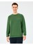 M Loose Crewneck Sweatshirt Erkek Haki Sweatshirt S2510041-4255 1