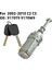 2 Anahtarlı Araba Kapı Kilidi Silindiri Sol Kapı Kilidi Silindiri 9170T9 9170W9 Citroen Triumph C2 C3 2002-2010 (Yurt Dışından) 3