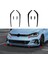 Araba Ön Tampon Spoyleri Ayırıcı Kapağı Yan Dudak Ayırıcı Döşeme Vw Golf 7.5 Golf 7.5 Gtı 2017-2019 Parlak Siyah (Yurt Dışından) 3