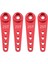 4pcs 37MM 25T Metal Uzatma Direksiyon Servo Kol Korsası Rc Araç Palet Parçaları, Kırmızı (Yurt Dışından) 1