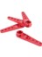 4pcs 37MM 25T Metal Uzatma Direksiyon Servo Kol Korsası Rc Araç Palet Parçaları, Kırmızı (Yurt Dışından) 3