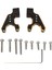 Metal Arka Şok Kulesi Şok Emici Montaj 1/24 Rc Paletli Araba Eksenel SCX24 90081 AXI00001 Yükseltme Parçaları (Yurt Dışından) 1