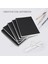 5pcs A5 Siyah Spiral Notebook Boş Sketchbook Unrululed Journal Pack Kalın Boş Kağıt 50 Sayfa 100 Çizilmemiş Sayfalar (Yurt Dışından) 2