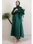 Mişa Tesettür Elbise Zümrüt 1