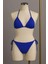 Kadın Mavi Yandan ve Boyundan Bağlamalı Bikini Mayo Takımı 2