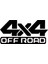 Off Road 4 x 4 Sticker 20 x 10 cm 1
