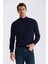 Lacıvert Slim Fit Yarım Balıkçı Yaka Erkek Triko 5