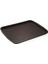 10 Adet Siyah Midi Boy Plastik Servis Tepsisi Kırılmaz Lokanta Büfe Fast Food Kullanım (44X32 Cm) 2