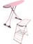 Premium Ütü Masası Soft Pembe Ayarlanabilir Yükseklik 44x152 cm Fonksiyonel Tasarım 11