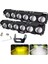 6 Lens Motosiklet LED Spotlight Çift Renk Hı/düşük Işın Sis Lambaları Araba Kamyonları Için Suv Utv 12V 24VMINI Lens Far (Yurt Dışından) 3