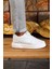 Jack&lion Erkek Beyaz Ortopedik Günlük Şık Tasarımlı Rahat Kalıp Sneaker Ayakkabı EFGJLMX31 4