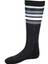 Yetişkin Binicilik Çorabı - Siyah / Beyaz / Gri Çizgili - 100 2