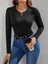 Kadın Uzun Kollu Leopar Şeritli Viskon Bluz 7