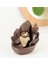 Zen Oturan Buddha Geri Akışlı Şelale Tütsülük (Kahverengi) 2