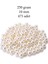 250 Gram 10MM Krem Renk Plastik Inci Boncuk Çanta ve Takı Yapım Boncuğu (~475 Adet) 1