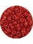 Dökme Cam Kum Boncuk Büyük Boy (6/0) 4 mm - 20 Gram - Koyu Kırmızı - BNC074 2