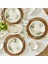 Maison Julia Stoneware 26 Parça 6 Kişilik Kahvaltı Takımı Yeşil 1