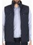 Klasik Kesim Kapitone Şişme Yelek İçi Polarlı Baba Yeleği Erkek Regular Fit Kolsuz Denim 4
