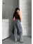 Palazzo Bıyık Kar Yıkama Buz Mavi Jeans Pantolon D2008 2