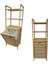 Bambu 3 Raflı Kirli Sepeti Çok Amaçlı Banyo Düzenleyici Organizer Raf 2