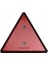 Üçgen Reflektör Delikli Kırmızı (150*150 Mm) 1