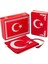 Türk Bayraklı Isme Özel Kutulu Kadife Kuranı Kerim, Bayrak ve Tesbih Hediyelik Set 4
