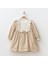 Fırfırlı Fiyonklu Kız Bebe Elbise 2