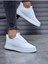 Jack&lion Anatomik Esnek Taban Günlük Lastikli Bağcıksız Beyaz Spor Ayakkabı Ergonomik Sneaker 1