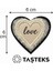 Taşlı Ütülenebilen Veya Sticker Olarak Kullanılabilen Love Yazılı Kalp Patch 1