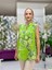 LS8819D Kolsuz Pamukketen Cepli Italyan Bluz Yeşil 1
